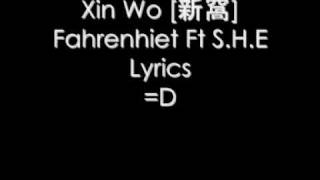 xin wo Fahrenhiet ft S.H.E wiv d pinyin lyrics