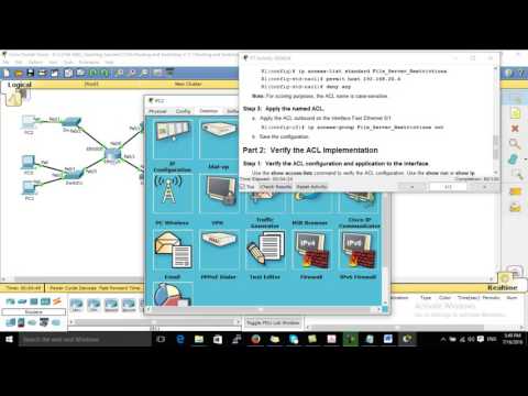 CCNA2 Chapter 9-  Configuring Named Standard ACLs