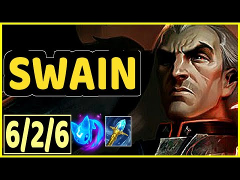 SWAIN VS QUINN - 6/2/6 KDA MID GAMEPLAY