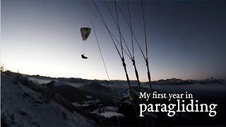 First year in paragliding