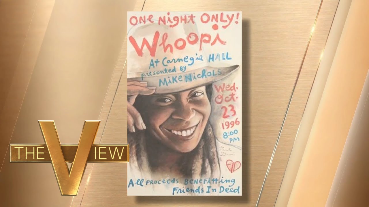 Joy Behar Surprises Whoopi Goldberg With An Original Watercolor Portrait | The View