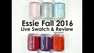 Essie Fall 2016 Collection: Live Swatch and Review