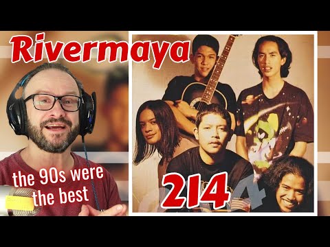 90s were the best times!!! RIVERMAYA - 214 lyric video reaction