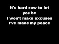 Miley Cyrus - These Four Walls (with lyrics) 