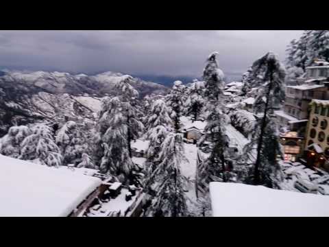 Shimla view after Snowfall on 7/1/2017