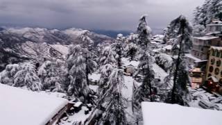 Shimla view after Snowfall on 7/1/2017