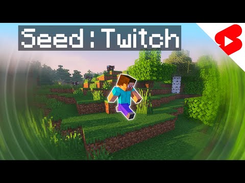 Minecraft Speedrun, but the seed is "Twitch"