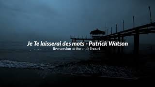 Download lagu Je Te laisserai des mots - Patrick Watson, but I added a LIVE version at the end. (1HOUR VERSION) mp3 Download lagu Je Te laisserai des mots - Patrick Watson, but I added a LIVE version at the end. (1HOUR VERSION) mp3
