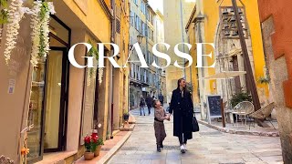 Travel vlog - Walk in GRASSE, France Provence, What to visit around Nice and Cannes, French Riviera Travel Guide