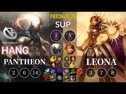 VG Hang Pantheon vs Leona Sup - KR Patch 10.20
