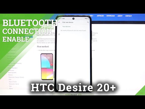 How to Manage Bluetooth Connection Settings – HTC Desire 21 Pro