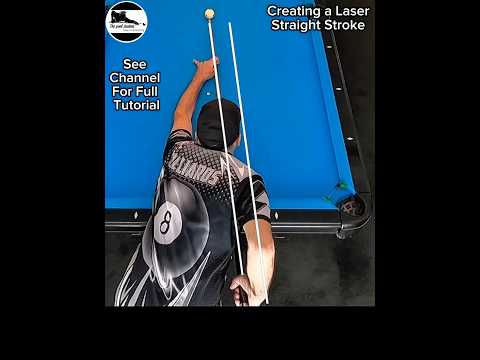 Creating a straight Pool stroke Part 1 (Free Pool Lessons)