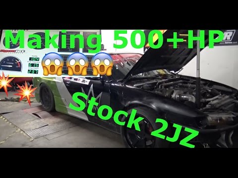 Stock 2JZ makes 500+ HP