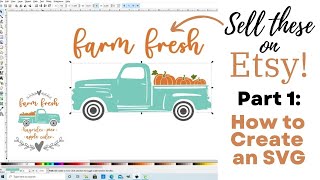 How to Create SVGs to Sell on Etsy Part 1: Inkscape Tutorial