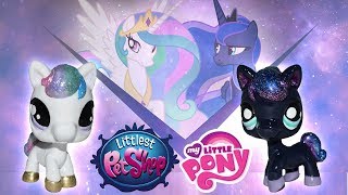 Custom LPS Princess Celestia &amp; Luna || My Little Pony + Littlest Pet Shop Mashup