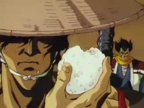Ninja Scroll - Jubei takes a break from lunch..mp4
