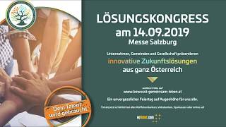 Lösungskongress Bewusst Gemeinsam Leben am 14. Sept. 2019