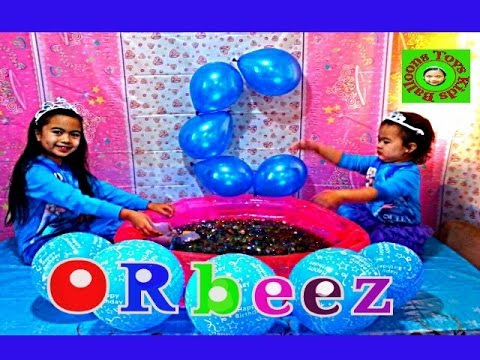 Disney Cinderella Movie Videos Super Cool Pool Surprise Toys Orbeez Explosion Kids Balloons and Toys Video