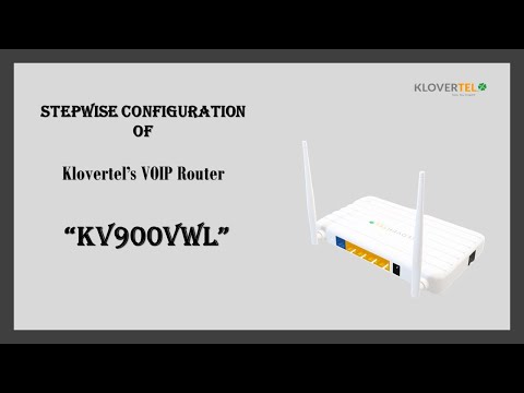 Wireless Or Wi-Fi White Klovertel Kv900vwl Voip Router, 300mbps