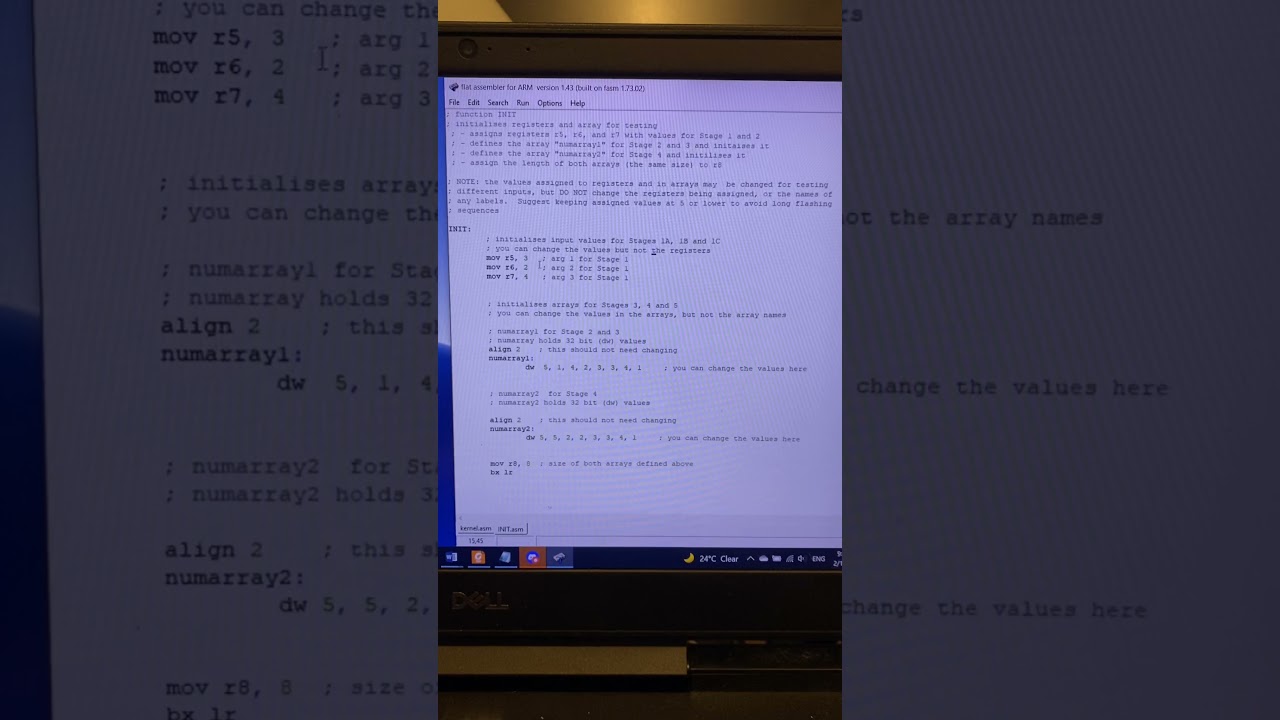 COS 10004 Assignment 2 - ARM Assembly Programming