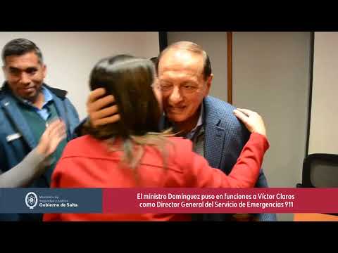 Víctor Claros asumió como Director General del Servicio de Emergencias 911