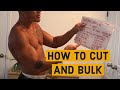 HOW TO CUT AND BULK | MACROS 101 | SETTING UP YOUR CALORIES FOR WEIGHT GAIN OR WEIGHT LOSS