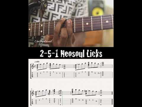 Neosoul Guitar  2-5-1 Licks