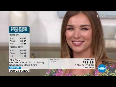 Comfort Code Classic Jersey Scoopneck Sleep Shirt