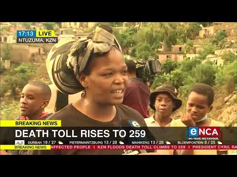 KZN Floods Death toll rises to 259