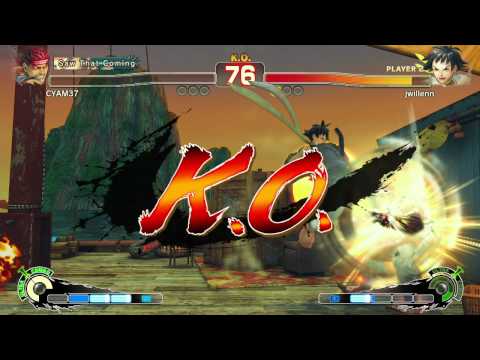 SSF4AE Ranked N.A.: CYAM37 (Evil Ryu) VS jwillenn (Makoto)