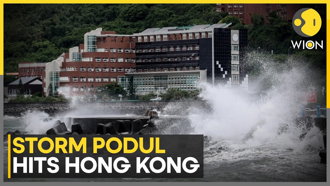 Storm Podul: Amber Rainstorm Warning Issued In Hong Kong | World News | WION