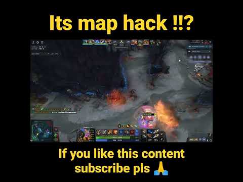 is it map hack ? #dota2 #shorts