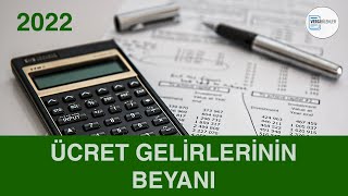 ÜCRET GELİRLERİNİN HAZIR BEYAN SİSTEMİ ÜZERİNDEN BEYANI