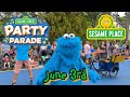 Sesame Street Party Parade June 3rd 2023 Performance Sesame Place Philadelphia 4K