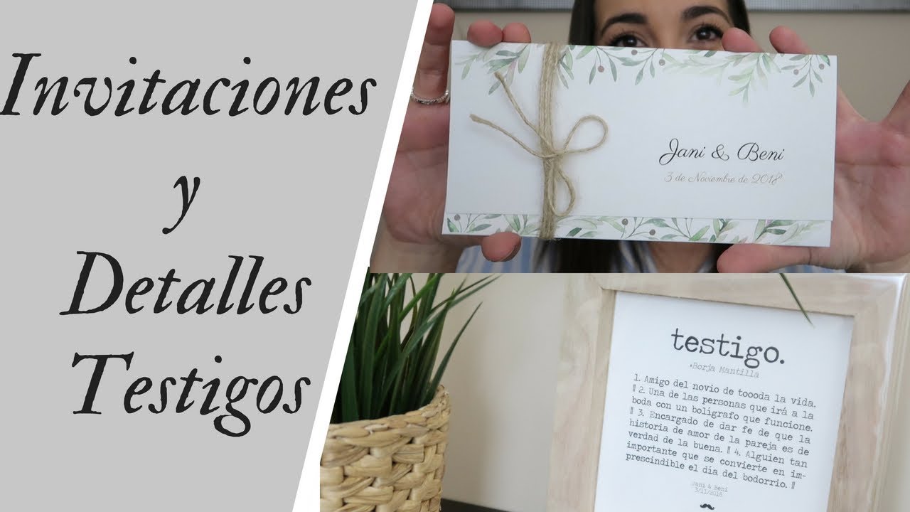 Watch Nuestra boda (Vol.3)👰: Invitaciones & Detallito para los testigos Now Nuestra boda (Vol.3)👰: Invitaciones & Detallito para los testigos