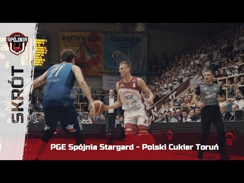 Skrót meczu PGE Spójnia Stargard - Polski Cukier Toruń