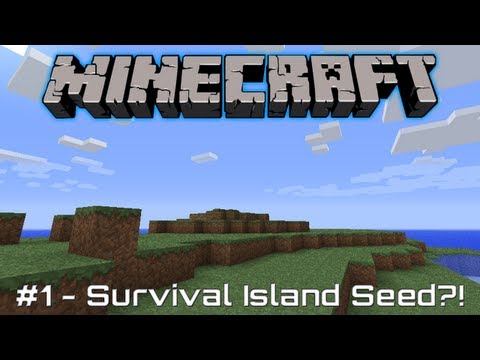 PythonGB - Survival Island Seed?! || Survival In Minecraft (1.2.5) #1