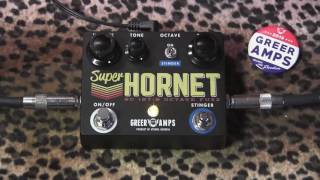 Video thumbnail for Greer Amps SUPER HORNET Octave Fuzz of amazing abilities and love by gearmanndude