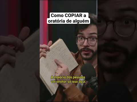 How to COPY someone's public speaking