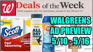 Walgreens Ad Preview (5/10 - 5/16)