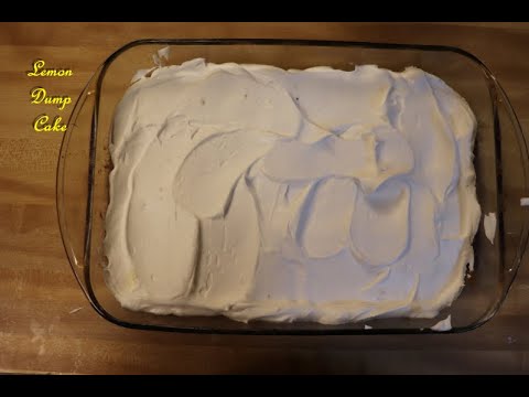 Lemon Dump Cake