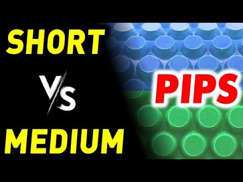 SHORT vs MEDIUM pips, what the DIFFERENCE? Which pimples type to choose for which play style