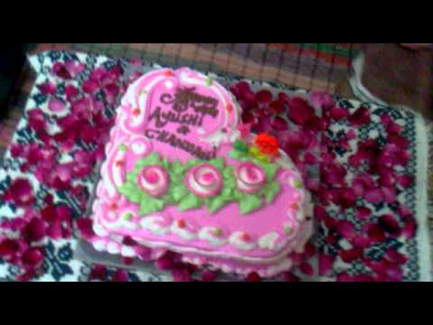 Birthday cake of Ayushi &Chandni