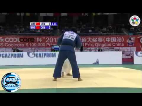 Judo Grand Prix Qingdao 2012 Semifinal +78kg QIN Qian (CHN)-WANG Rui (CHN)