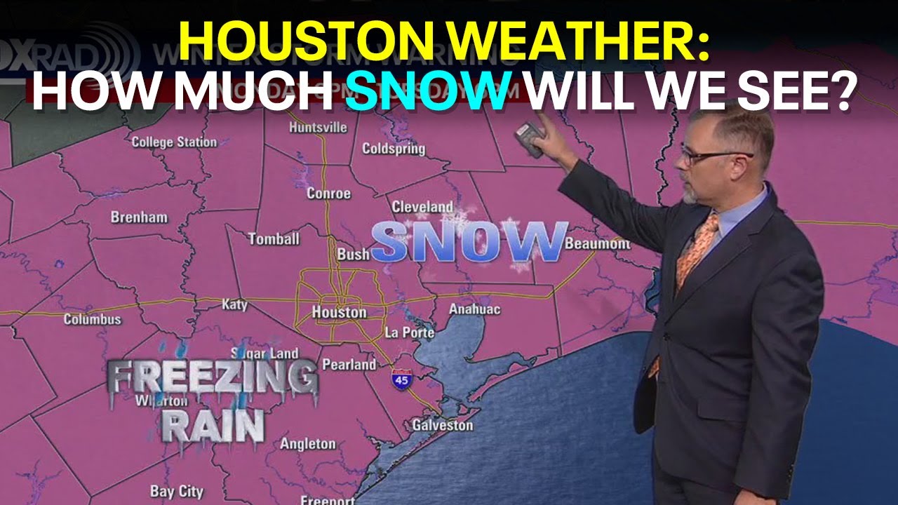 Houston weather: How much snow will we see?