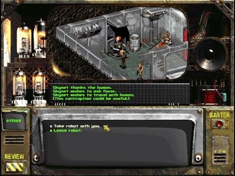 Fallout 2 KMK Gameplay #232 – Securing Skynet, the Cybernetic Robot (Sierra Army Depot)