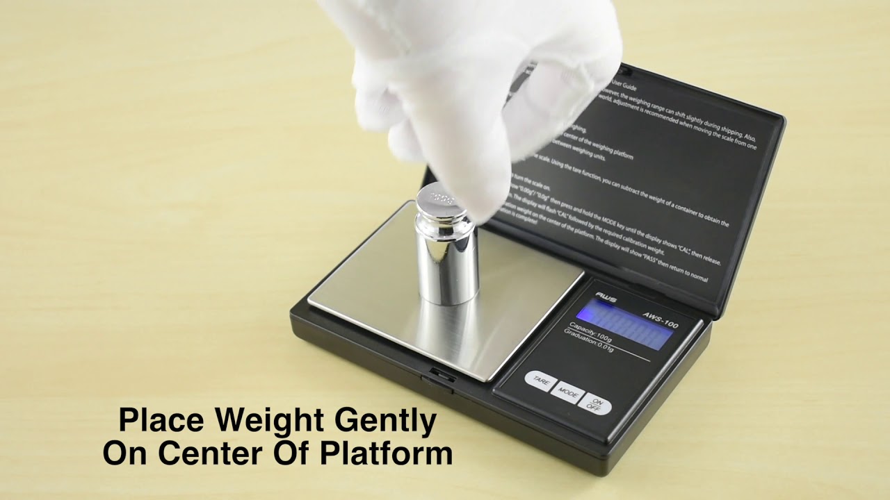 How to Calibrate AWS-100 Scale ?? - American Weigh Scales