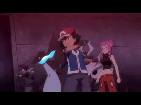 Pokémon XY&Z: Ash-Greninja and Mega-Charizard X VS Mega-Gyarados (Shiny) and Lyssander's "suicide"