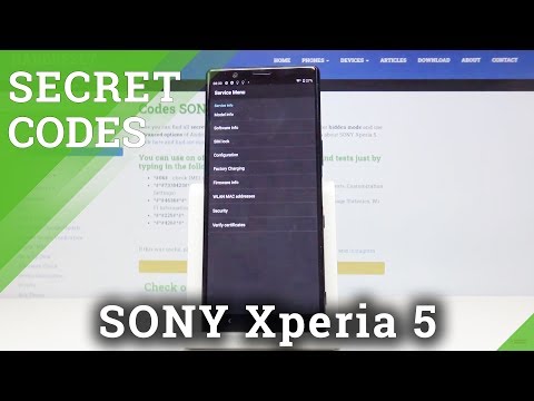 Secret Codes in SONY Xperia 5 – Hidden Options / Modes