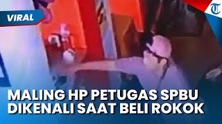 AKSI MALING HP Petugas SPBU di Pangandaran Terekam CCTV, Pelaku Panik Dikenali saat Beli Rokok